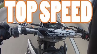 Honda GROM! WR250x TOP SPEED, WR250X vs Prius, Borat