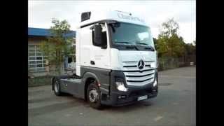 Дальнобой по Германски.Обзор Mercedes Actros + Ночной тур/ Part 1.