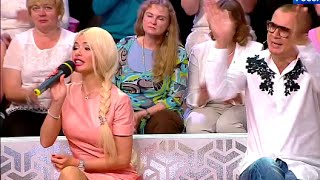 Алена Кравец на "Прямом эфире" ТК Россия1. "Подари мне ночь!" - Лариса Черникова.  11.07.16 г.