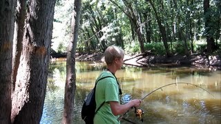 Pike fishing a small river
