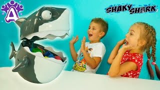 Акула с огромной пастью Детские видео и игры Для детей. Новая игрушка Видео для детей Друзяки.