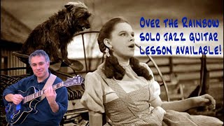 Over the Rainbow, fingerstyle jazz guitar, lesson available