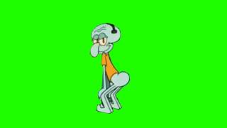[GREEN SCREEN] СКВИДВАРД ТАНЦУЕТ ТВЕРК