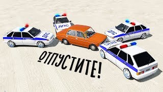 Ржавая ШОХА уходит от ДПС! Погоня за ВАЗ 2106! Полицейские догонялки в ГТА 5 ОНЛАЙН