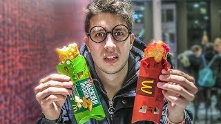 UNA SEMANA COMIENDO en McDONALDS 5!! **En un país diferente cada día**