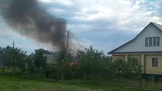 Пожар. Старое Синдрово
