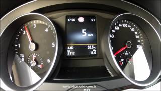 Yeni (New) VW Passat Variant 2.0 TDI 240 HP 4Motion DSG 0-130 km/h hızlanma (acceleration)