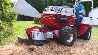 Grind Any Stump Anywhere  – Ventrac KC180 Stump Grinder - Simple Start