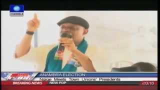 Anambra Governorship Elections:Ngige Meets Town Union Presidents