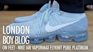 On Feet - Nike Air Vapormax Pure Platinum