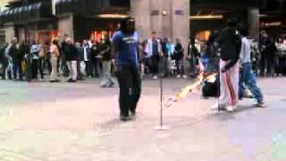 Tanzgruppe in Köln Neumarkt