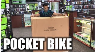 My Biggest Unboxing Yet! Pocket Bike Unboxing and Hands on Review