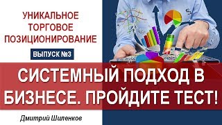Тест на важность системного подхода в бизнесе. - Дмитрий Шиленков