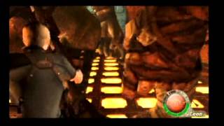 Resident evil 4 Леон с ножом против двух Эль Гиганте (ps2)
