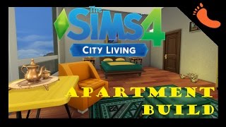 The Sims 4 City Living - Apartment Speed Build (with music studio!)