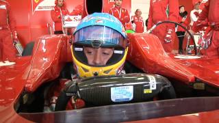 F1 2012 - Ferrari - Alonso & Massa at Valencia Ferrari finals
