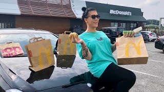 Met nieuwe auto door de McDrive | JessieMaya