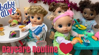 Baby Alive Daycare Routine Valentine's Day