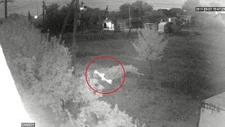 НЛО заснято на камеру видеонаблюдения - 26-29 с и 35-37  - скайфиши (ночь)