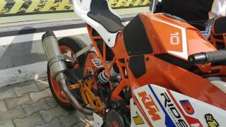 Loudest Custom Exhaust on track based Rc 390