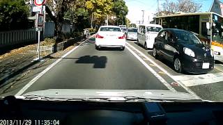 ユピテル②　ドライブレコーダー　画質比較　DRY-FH210