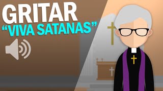 ¿Que pasaría si gritas "VIVA SAT₳NÁS" en una IGLESIA?