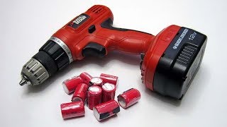 Замена аккумуляторов в шуруповёрте Black & Decker EPC12CA