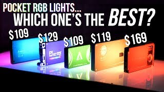RGB Pocket Video Light Showdown - Aputure MC, Boling P1, Falconeyes F7, Pilotfly RX1, and Sutefoto