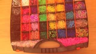 Мой большой набор резиночек для плетения ( 12 000 шт.) /My loom kit ( Rainbow loom )