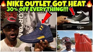 My Nike Outlet Got HEAT ?? 30% Off Discount On Everything!! Crazy Steals & Deals