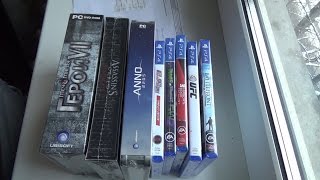 Распаковка игр купленных в Черную Пятницу / Black Friday's videogame unboxing.