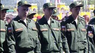 Торжественно проводили магаданских новобранцев
