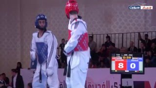 Taekwondo Dutchman Detombe overcome Iraqi Zghair - Male under 74 kg