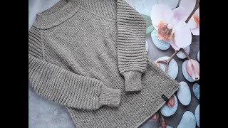 Свитер мужской спицами. Часть 5. Рукава. Закрытие петель.