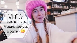 VLOG:СЕМЕЙНЫЕ ВЫХОДНЫЕ! БРАТИК ПРИЕХАЛ В ГОСТИ/МОСКВАРИУМ/МАГАЗИН ДЛЯ DIY/КАТЯ ВИК