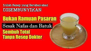 DALAM HITUNGAN JAM, BATUK MENAHUN MAUPUN SESAK NAPAS SEMBUH TANPA OBAT