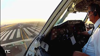 AeroMexico Boeing 767 Mexico City to New York JFK Cockpit Captain Side - Cabina de Pilotos