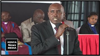 Joseph Ole Lenku speech at funeral service of the late Mzee Daniel Ole Muyaa
