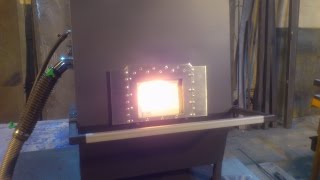 Экономичный и тихий газовый горн "ВАРЪ"(газовая печь)  Gas forge Russia
