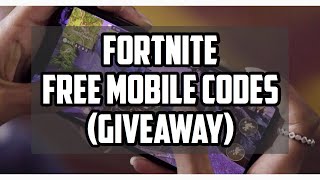 Fortnite Battle Royale | FREE MOBILE INVITE CODE!!!