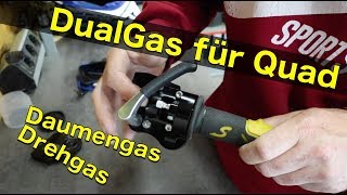 DualGas für Quad / ATV / Drehgas Daumengas / Quad-Vlog ToxiQtime