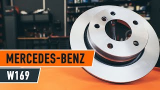 Cambio dischi del freno posteriori e pastiglie freni MERCEDES-BENZ A W169 TUTORIAL | AUTODOC