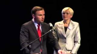 Andrzej Duda - samorządowa konwencja wyborcza w Krakowie (24.10.2010)