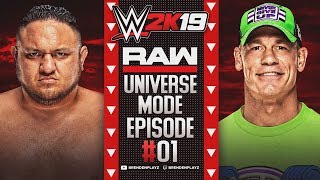 "Universal Championship Match" | "WWE 2k19 Universe Mode" | #01 (WWE 2k19)