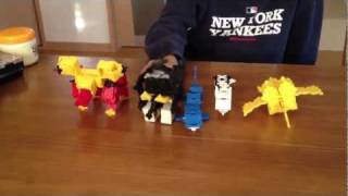 ラキュー LaQ ガオレンジャー ガオキング 変形ロボ Power Rangers Wild Force