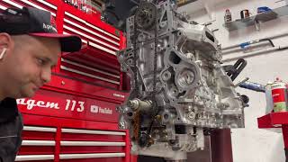 Sincronismo da corrente do motor do Honda CIVIC 2.0 2016 montagem do motor do Honda P3