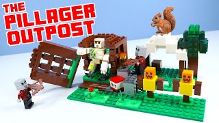 LEGO Minecraft The Pillager Outpost Set Speed Build 2020