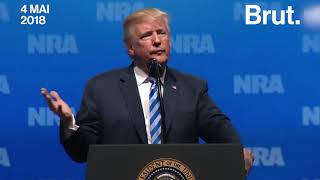 Donald Trump évoque les attentats du 13 novembre devant la NRA