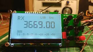 Ещё одно видео работы синтезатора "Ёжик 2S" и основной платы STEP-II на 80 м