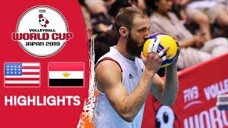USA vs. EGYPT - Highlights | Men's Volleyball World Cup 2019